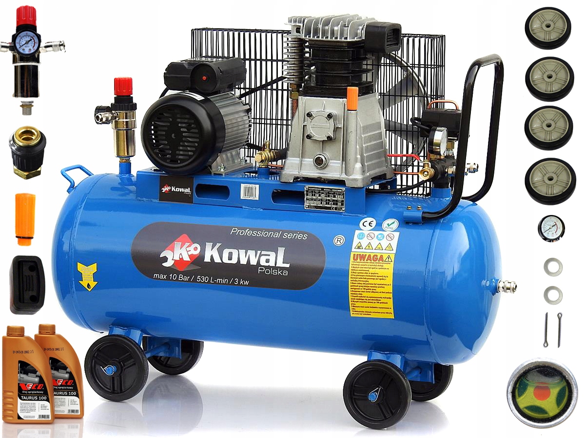 Olejový kompresor Kowal Polska KowaL k2 100 l 10 bar